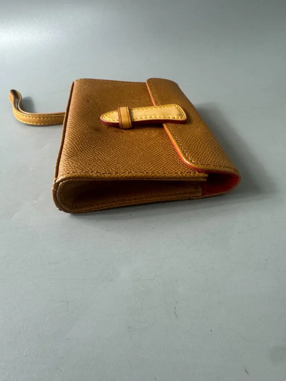 Dooney & Bourke Tan Leather Pouch/Wristlet